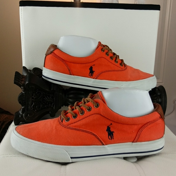 Polo Ralph Lauren Other - Polo by Ralph Lauren orange sneakers